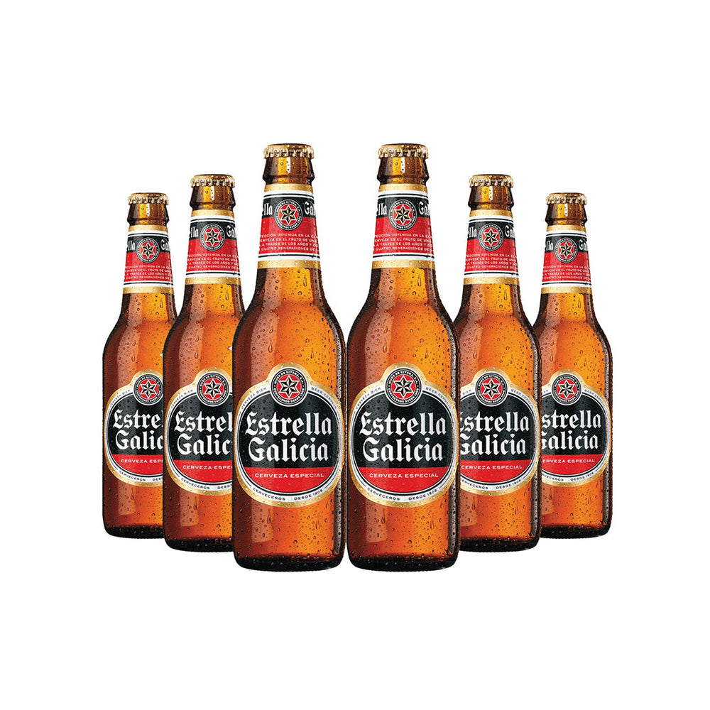 6 x Estrella Galicia Beer