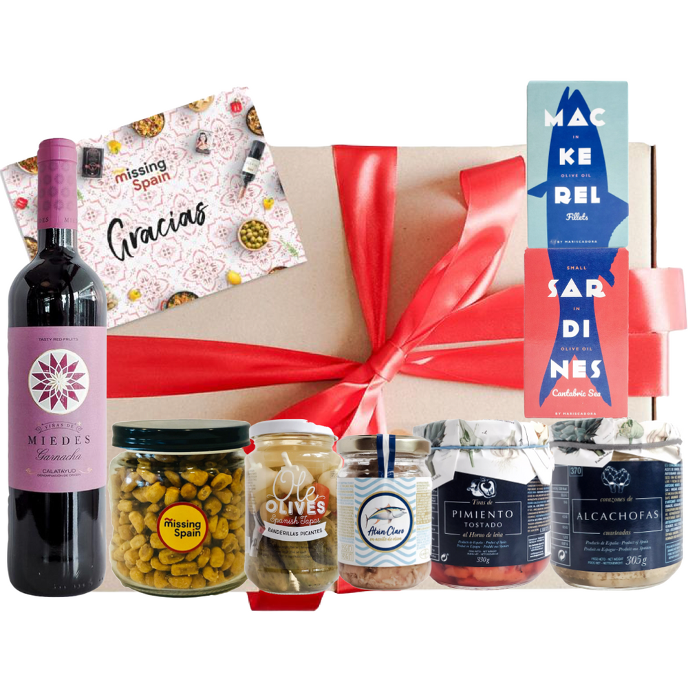 
                  
                    Red Wine + Assorted Goodies Gift Box
                  
                